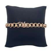 10K GOLD INTERLOCKING BRACELET