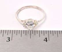CZ Ring In Sterling Silver