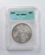 MS63 1902 Morgan Silver Dollar ICG