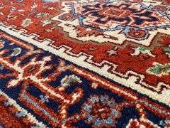 Magnificent Hand-Knotted Serapi Wool Runner. 12'