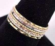 Interesting 14K Multi-Tone Gold Ring
