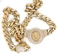 14K GOLD MIAMI CUBAN CHAIN NECKLACE