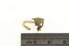 10K Yellow Gold Graduation Cap Graduate Scholar Lapel Pin/Brooch