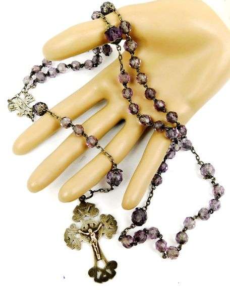 Finest Early French Crystal Rosary