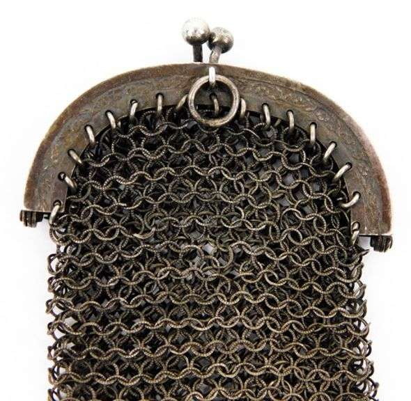 Petite Antique Chain Link Purse