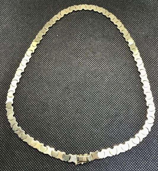 ELEGANT AND STYLISH 14K SUNNY YELLOW GOLD LOVE CHAIN