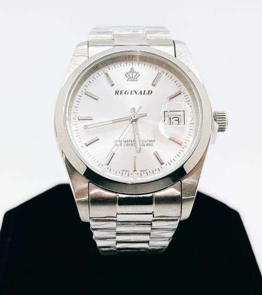 Men's Stainless Steel Classic Diver Watch w/ Day Date