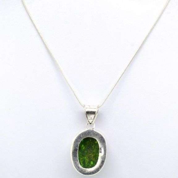 Impressive Natural Green Baltic Amber Pendant