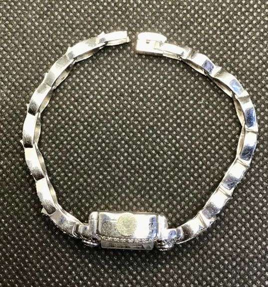 HAMILTON LADIES VINTAGE ART-DECO PLATINUM ANTIQUE DIAMOND WATCH