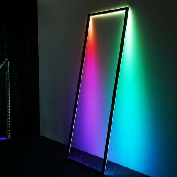 Floor Lamp with Picture Frame Design