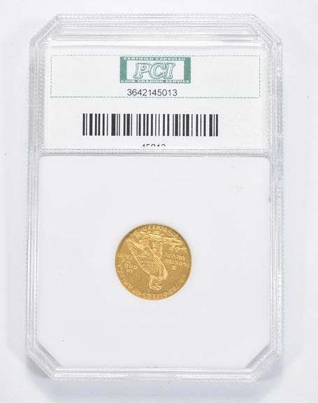 MS67 1912 $2.50 Indian Head Gold Quarter Eagle - Graded PCI