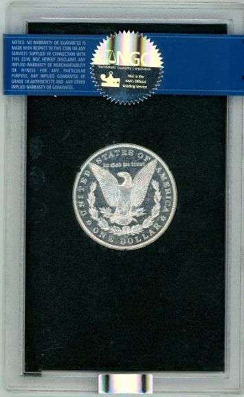 1882-CC Morgan Silver Dollar in GSA Pack. NGC MS63DPL