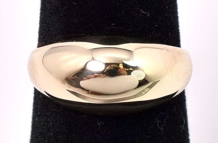 Amazing Dome Ring In 14K Yellow Gold