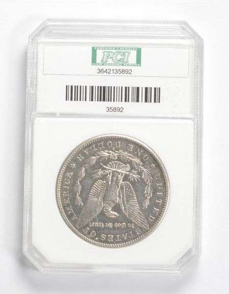 MS60 1893-S Morgan Silver Dollar - Graded PCI