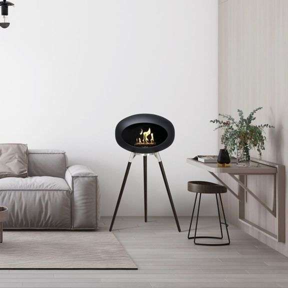 Ethanol Fireplace with Tripod Stand