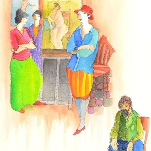 Tarkay Original by Tarkay (1935-2012)