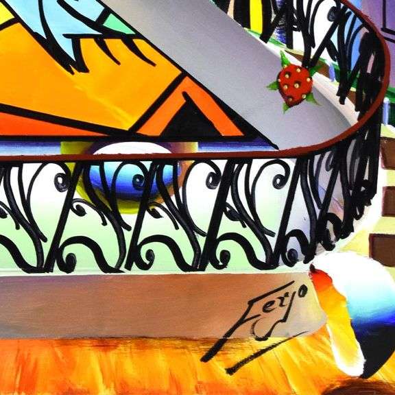 Picasso Downstairs by Ferjo