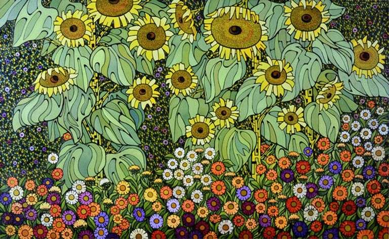 Valeri Metlyaev Sunflowers