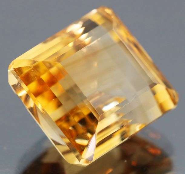 Phenomenal high gem grade 33.22ct eye clean Citrine