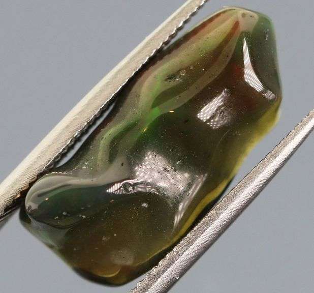 Cool 3.15ct free form black Opal vein