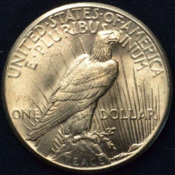 1925 Peace Silver Dollar BU