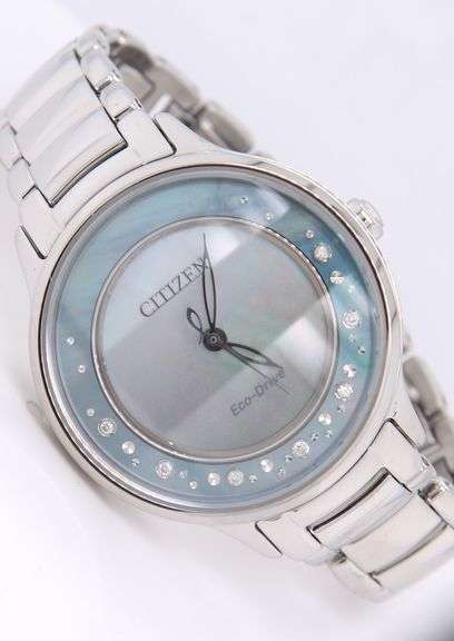 Citizen Eco Drive Circle of Time MOP Diamond Dial Watch