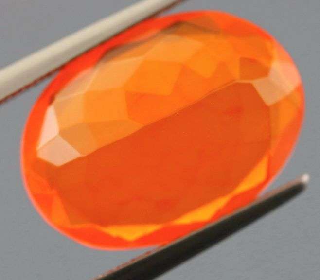 Exceptional 4.43ct bright orange Fire Opal