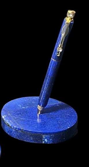 Beautiful Natural Blue Lapis Executive Pen Set