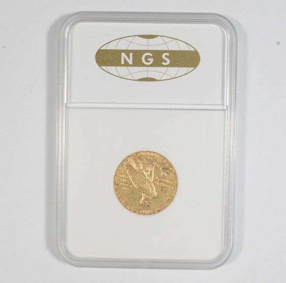 MS62 1912-S $5 Indian Head Gold Half Eagle - Graded NGS