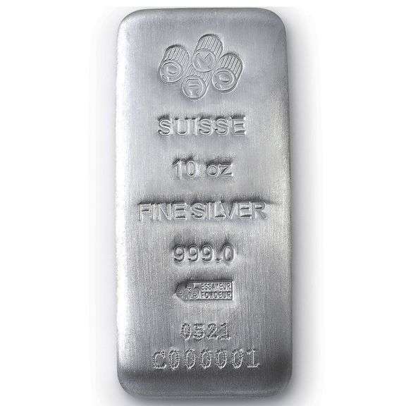 PAMP Suisse 10 oz Silver Bar