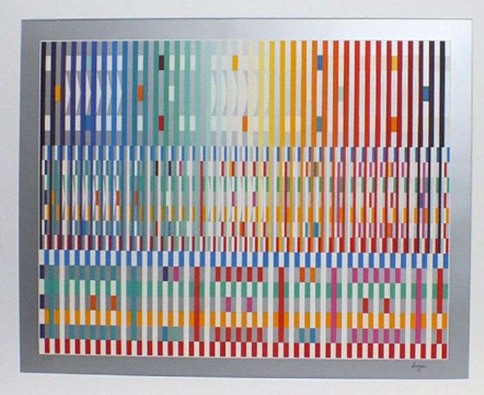 Original rare limited edition Agam. Hand signed by the artist
