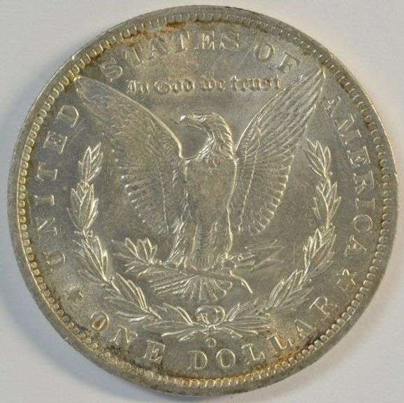 Great, lustrous nearly BU 1886-O Morgan Silver Dollar. Key date