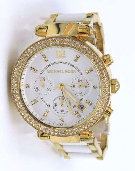 Micheal Lord Parker White Dial Quartz Watch