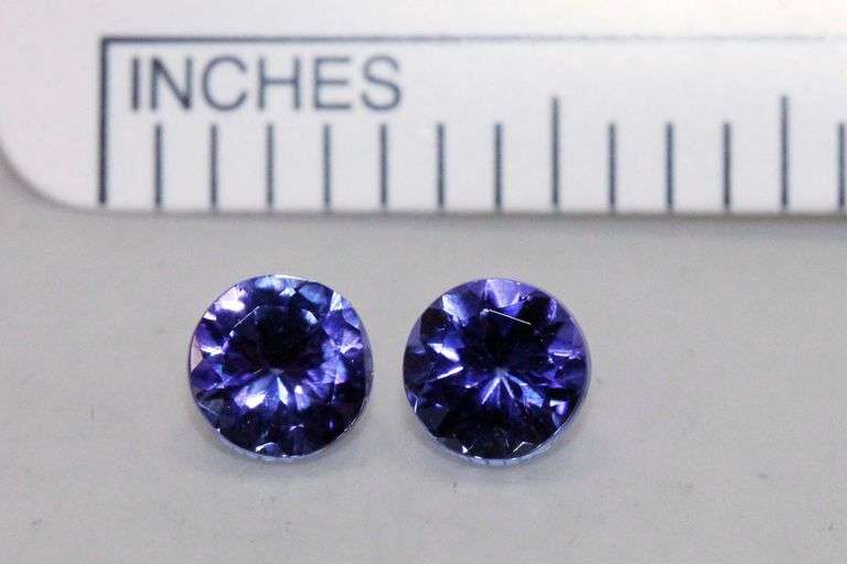 Royal Tanzanite Pair 1.12 cts