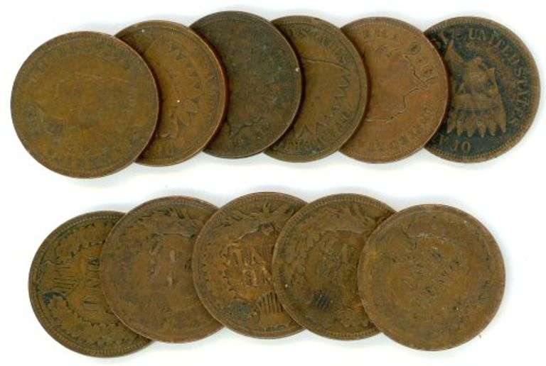 11 Different Indian Head Cents