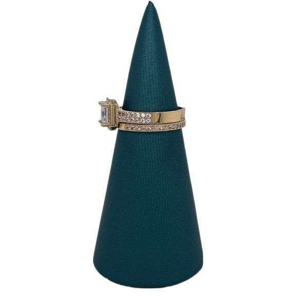 14K Gold Engagement Ring Set