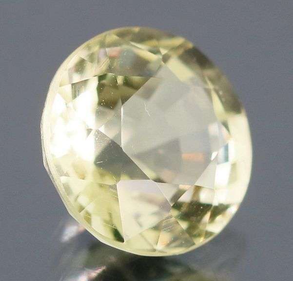 Rare 2.02ct unheated yellow Feldspar