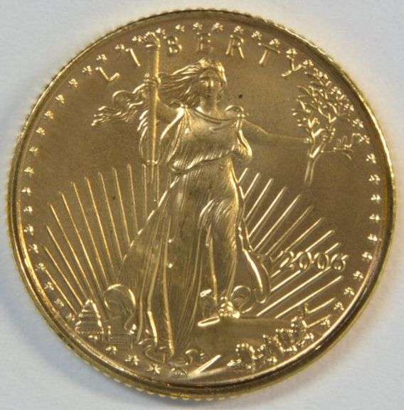Superb Gem BU 2006 $5 American Gold Eagle coin