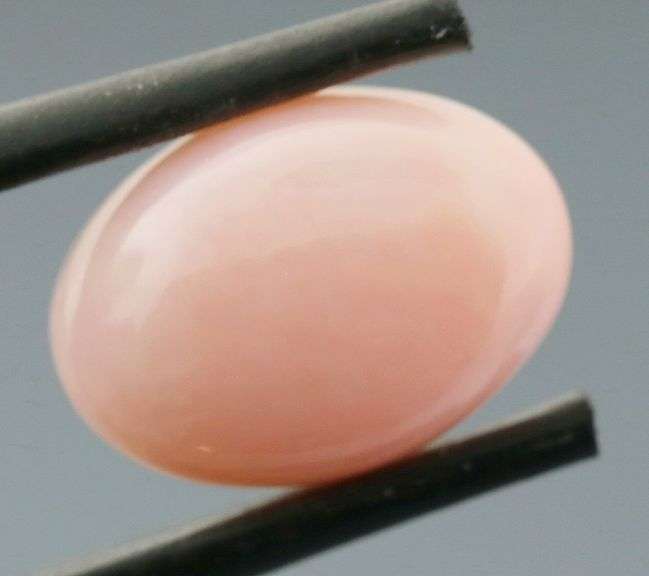 Gorgeous 5.37ct coral pink Opal cabochon