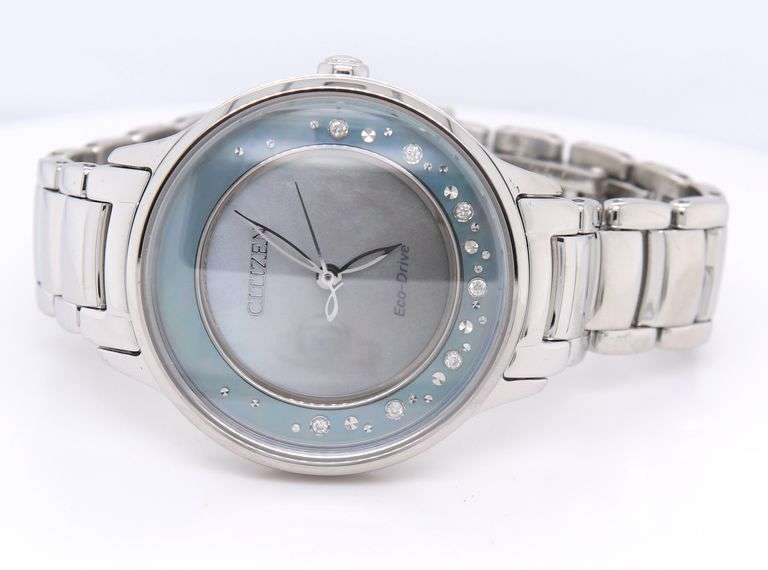 Citizen Eco Drive Circle of Time MOP Diamond Dial Watch