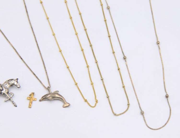 Group Lot of Vintage 925 Sterling Silver Miscellaneous Jewelry
