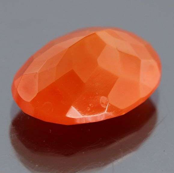 Rich blood orange 6.03ct Mexican Fire Opal