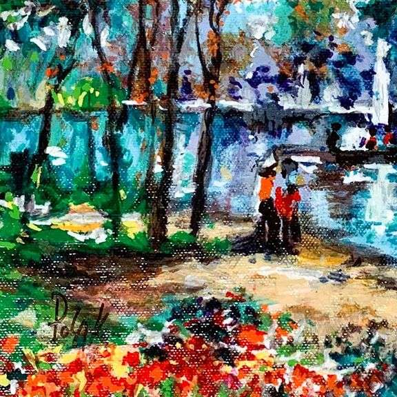 Watching Boats by Polak (1922-2008)