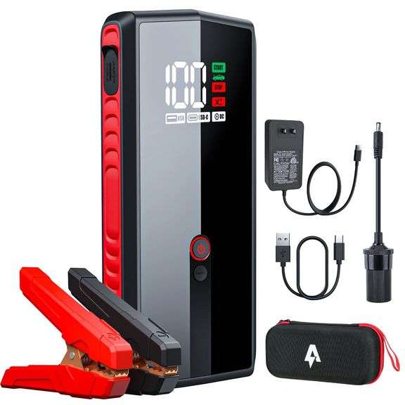 2000A 20000mAh Car Jump Starter Battery Booster USB