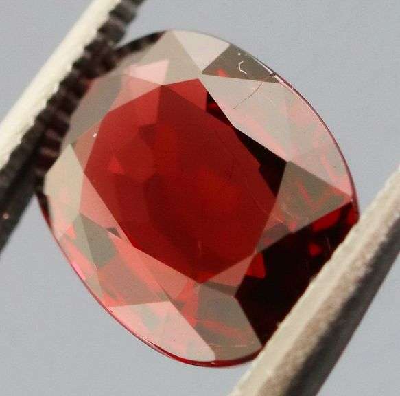 Ravishing 1.67ct rich red Spessartite Garnet