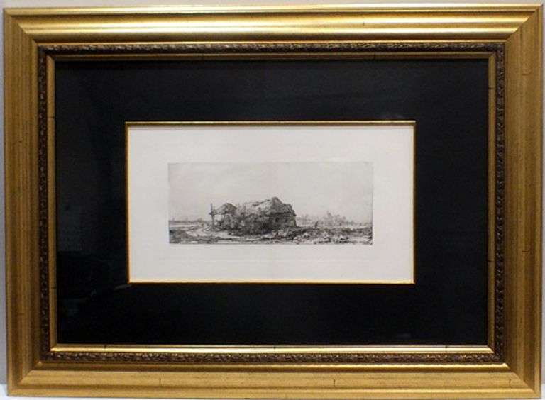Rembrandt, original rare edition gravure