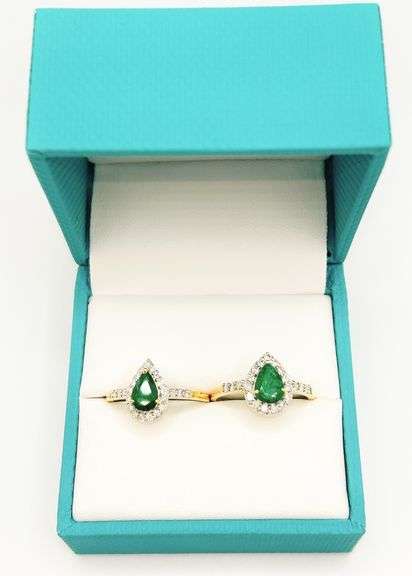 2 Beautiful Emerald Rings