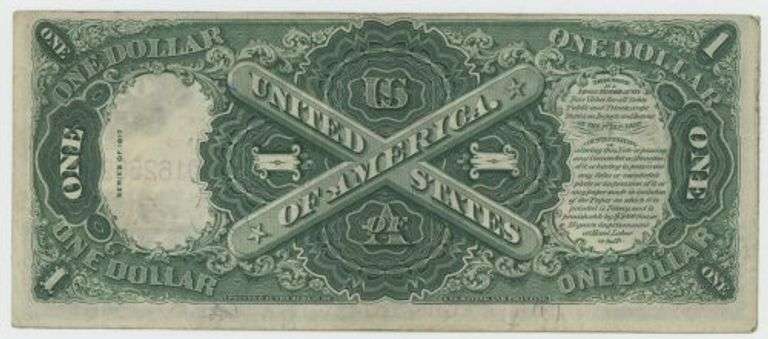 Very nice Series of 1917 Large Size $1 Legal Tender Note