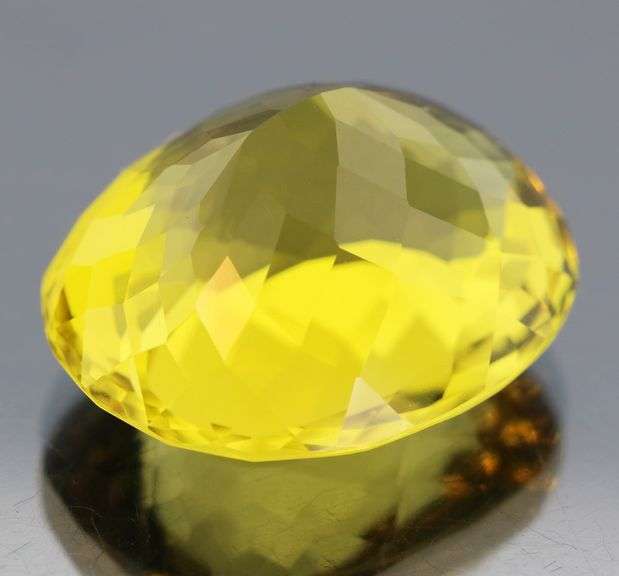 Brilliant! 41.44ct top lemon yellow unheated Citrine