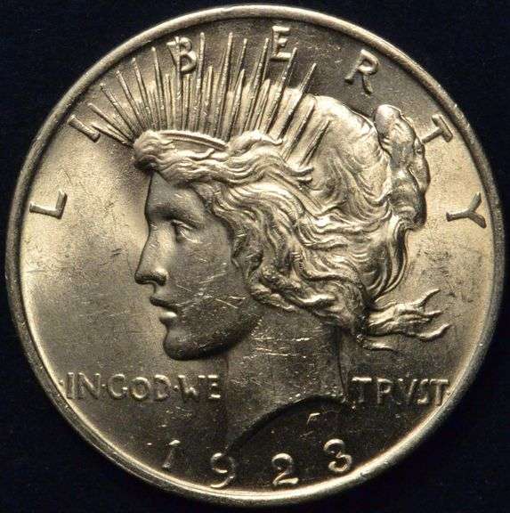 1923 Peace Silver Dollar BU